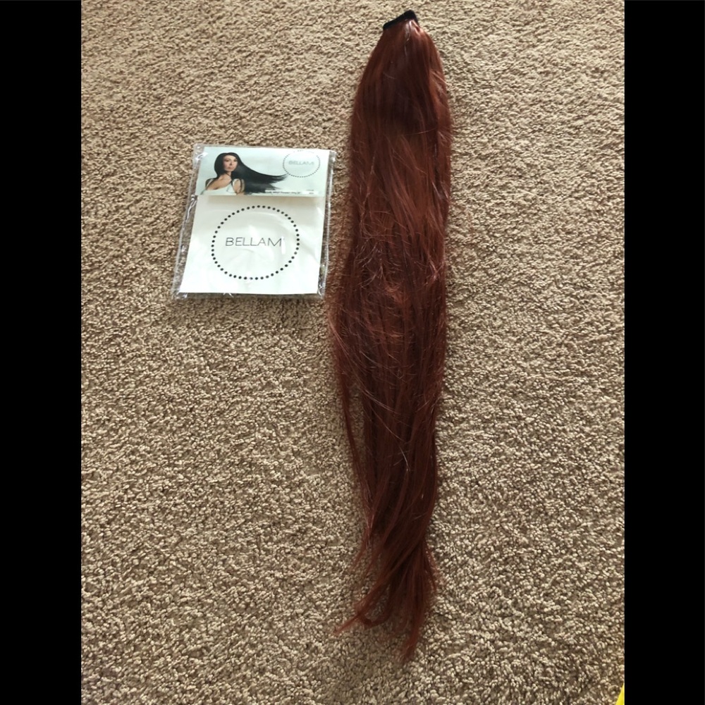 Bellami red hair ponytail extension